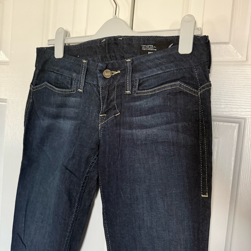 Vintage William Rast Low Rise Straight Dark Denim Jeans Size 28 - Picture 2 of 10